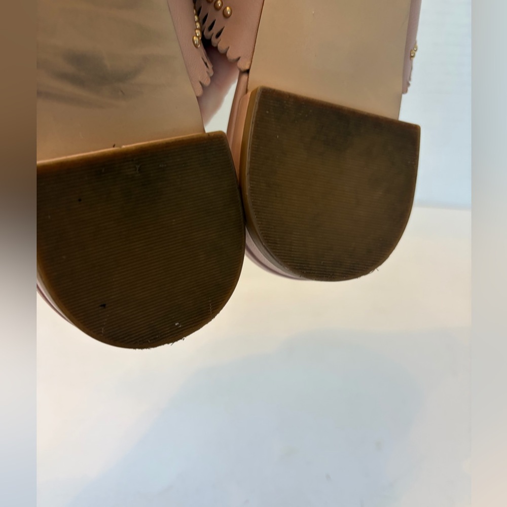 Cole Haan Raelyn Pink Studded Leather Mules size 9 - Picture 7 of 8